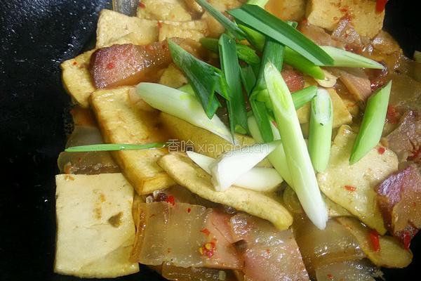腊肉烧豆腐的做法图解17