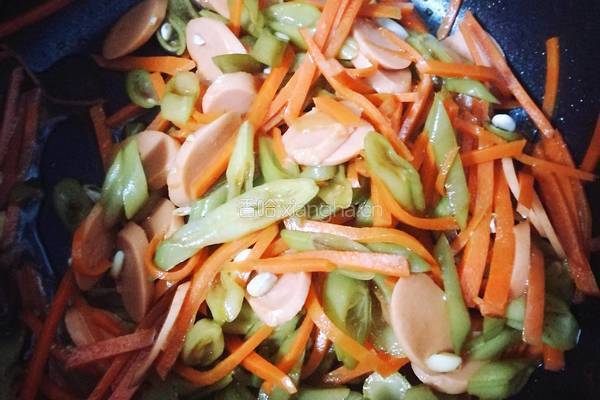 电饭煲豆角焖面的做法图解6