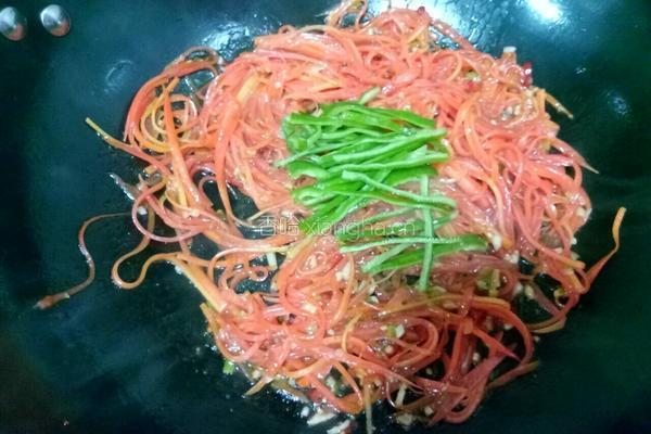 鱼香胡萝卜丝的做法图解11