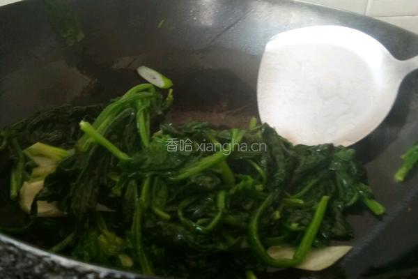 蒜蓉菠菜的做法图解5