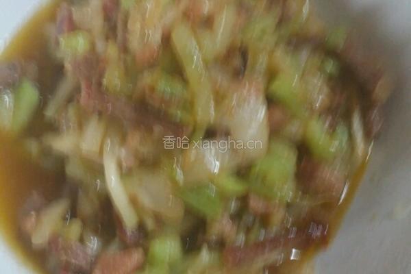 腊肉菱白的做法图解7