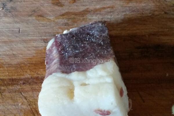 腊肉菱白的做法图解3