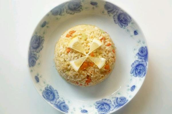 胡萝卜青瓜鸡蛋炒饭的做法图解16