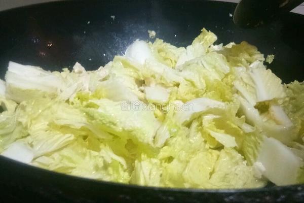 白菜烧豆腐的做法图解9