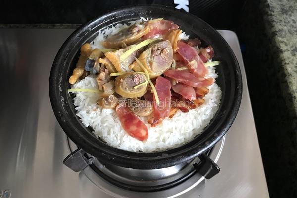 腊味煲仔饭的做法图解5
