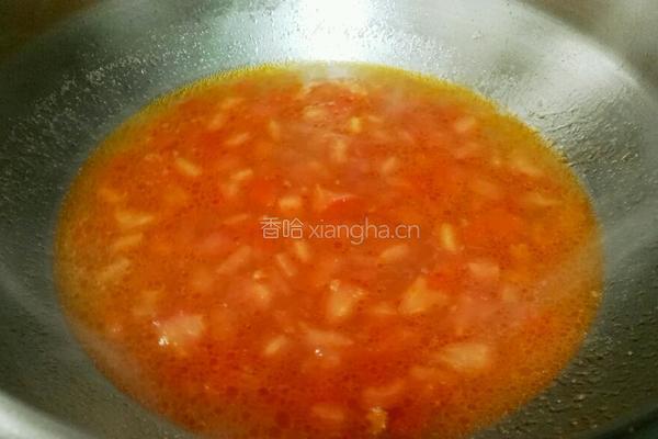 蕃茄鸡蛋羹的做法图解6