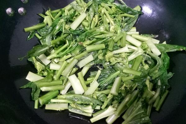 四川冲菜（炒版）的做法图解6