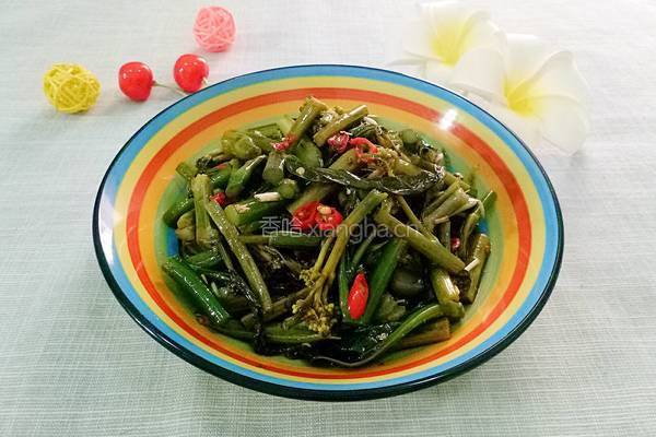 四川冲菜（炒版）的做法图解15