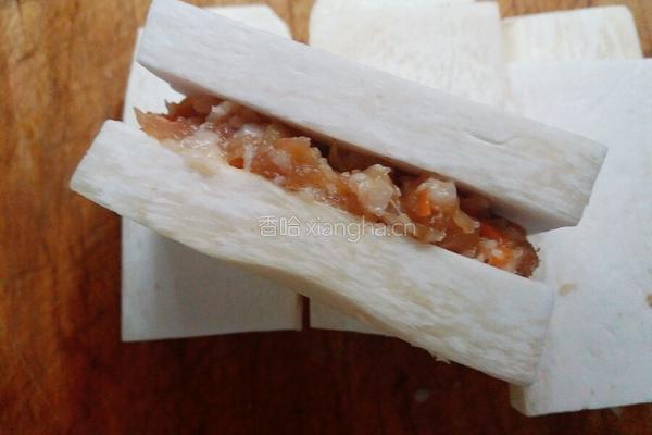 杏鲍菇肉盒的做法图解6