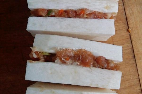 杏鲍菇肉盒的做法图解7