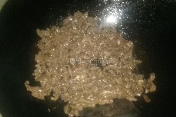 香菜小炒牛肉的做法图解5