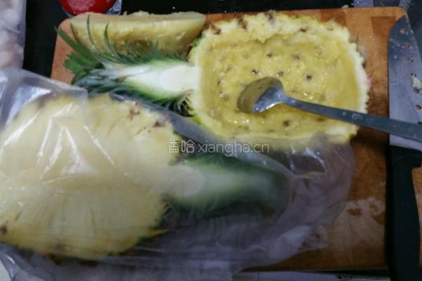 菠萝炒饭的做法图解2