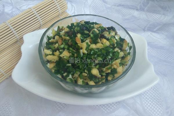 素饺子馅的做法图解3