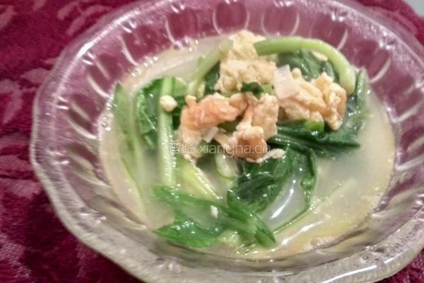 小白菜鸡蛋汤的做法图解5