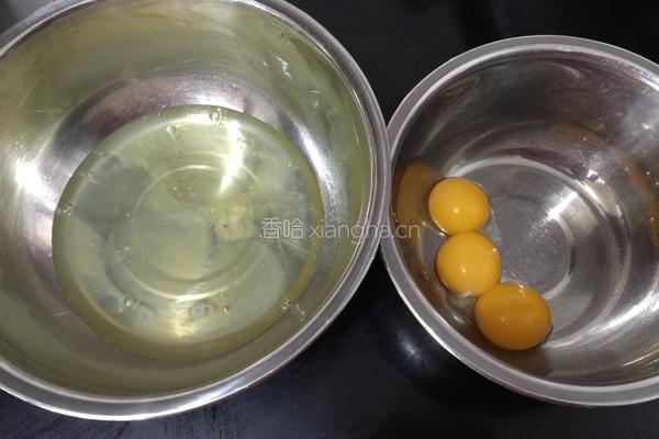 六寸戚风蛋糕的做法图解1