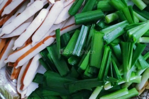 韭菜炒豆干的做法图解1