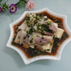 咸肉蒸白豆腐干的做法[图]