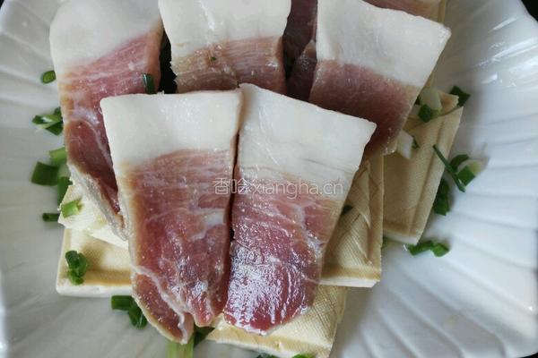 咸肉蒸白豆腐干的做法图解8