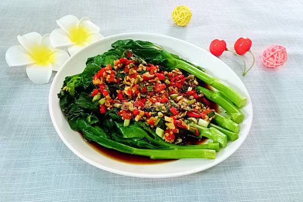 剁椒芥蓝菜的做法图解13