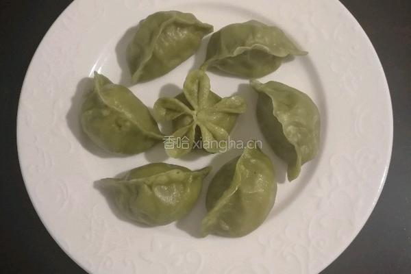 芥菜汁蒸饺的做法图解13