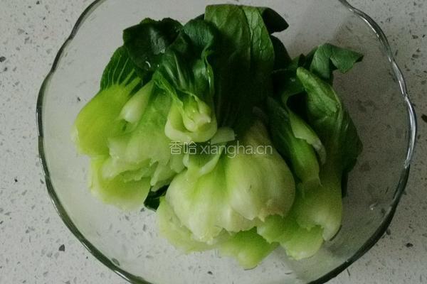 鲜蘑油菜小炒肉的做法图解7