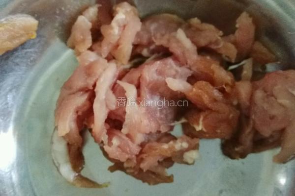 鲜蘑油菜小炒肉的做法图解9