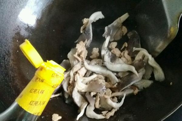 鲜蘑油菜小炒肉的做法图解12