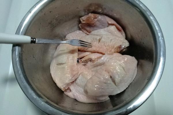 烤鸡中翅的做法图解3