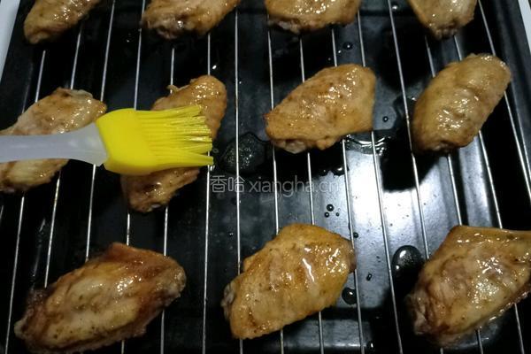 烤鸡中翅的做法图解7