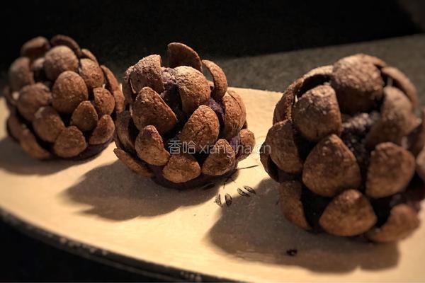 紫薯松果——减肥也可以吃的“甜品”