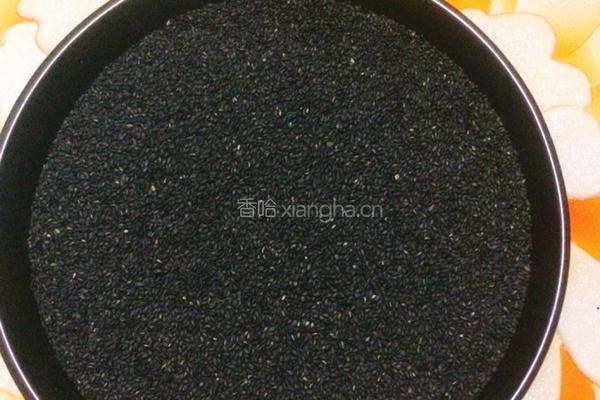 自制浓香黑芝麻糊的做法图解2