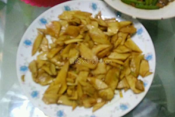 杏鲍菇炒肉的做法图解4