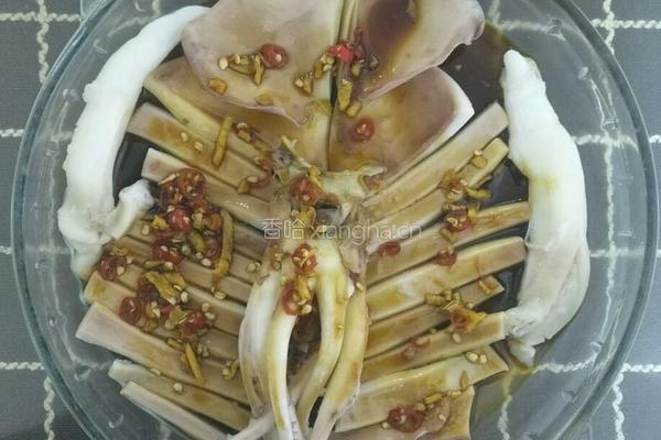 清蒸鱿鱼的做法图解5