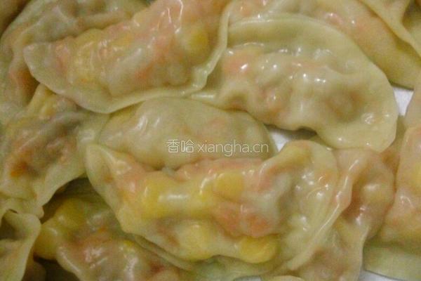 猪肉玉米胡萝卜饺子的做法图解5