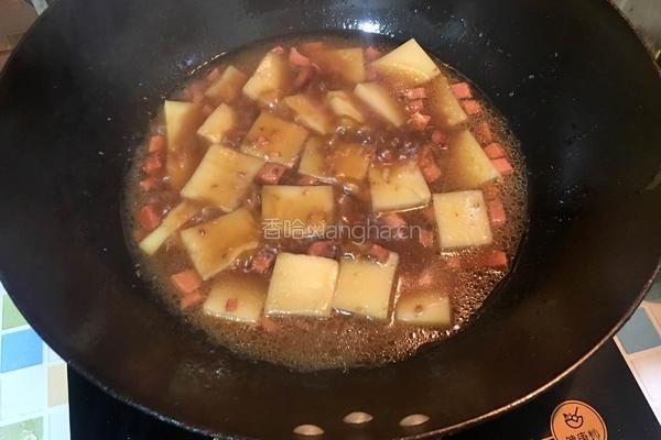 黄豆酱烧米豆腐的做法图解6