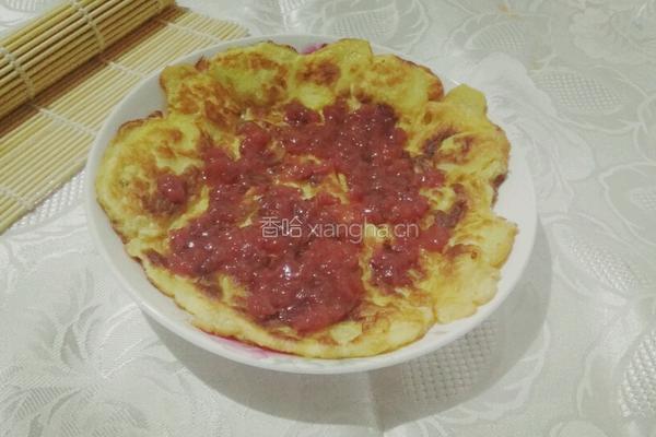 早餐奶香土豆鸡蛋饼的做法图解5