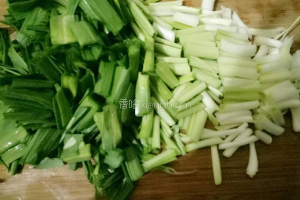 青蒜肉丝炒绿豆饼的做法图解4