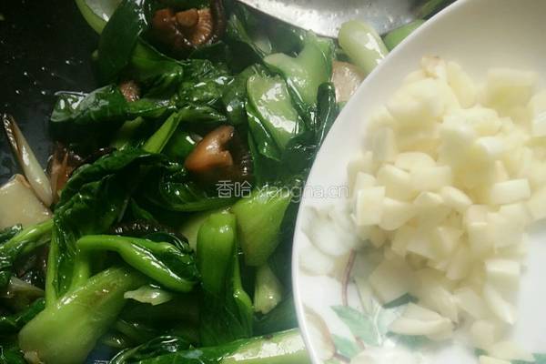 香菇油菜的做法图解9