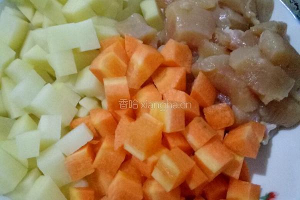 咖喱鸡肉的做法图解2
