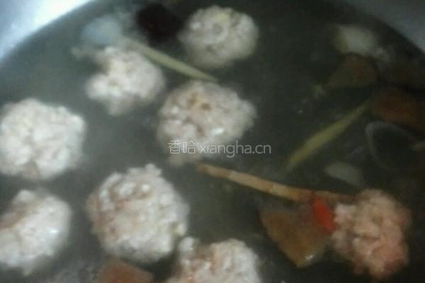 美味养生丸子汤的做法图解4