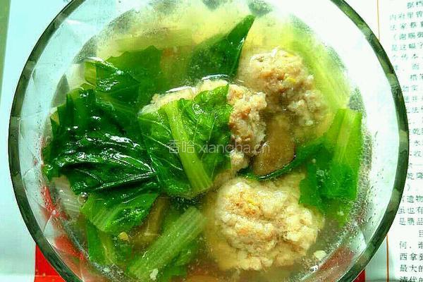 美味养生丸子汤的做法图解5