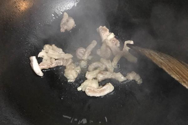 雪菜香菇肉丝面的做法图解3