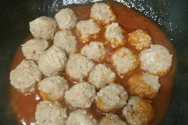 糖醋肉丸的做法图解12