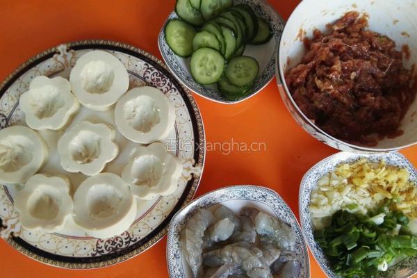 虾仁肉末蒸豆腐的做法图解2