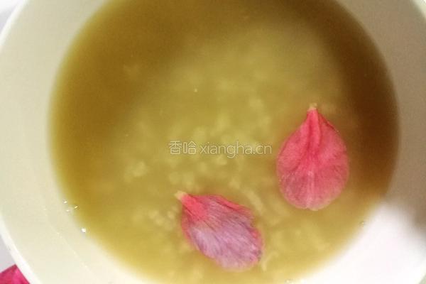 三七粉红糖补血粥的做法图解5