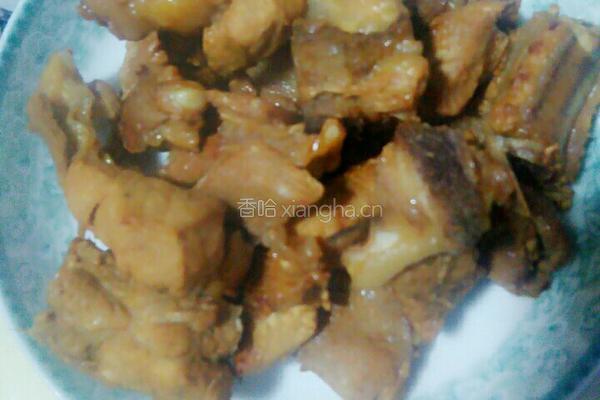菠萝烧排骨的做法图解9