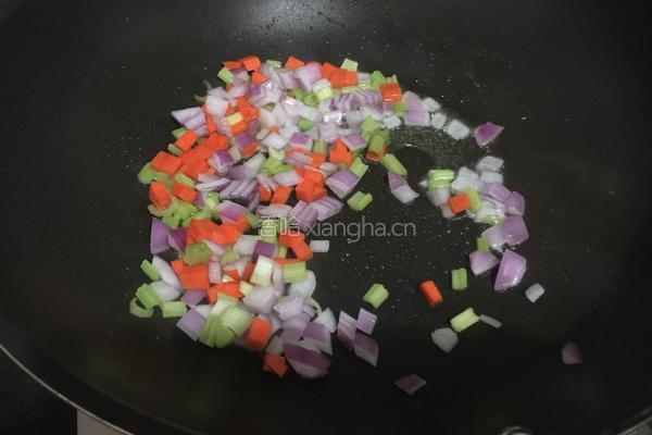菠萝炒饭的做法图解4