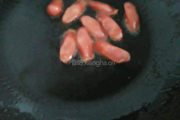 平菇炒腊肠的做法图解4