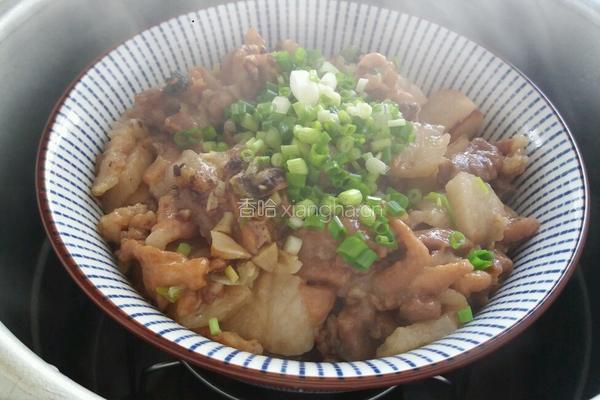 五花肉蒸香芋的做法图解11