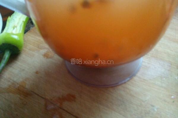 百香果梨汁的做法图解3